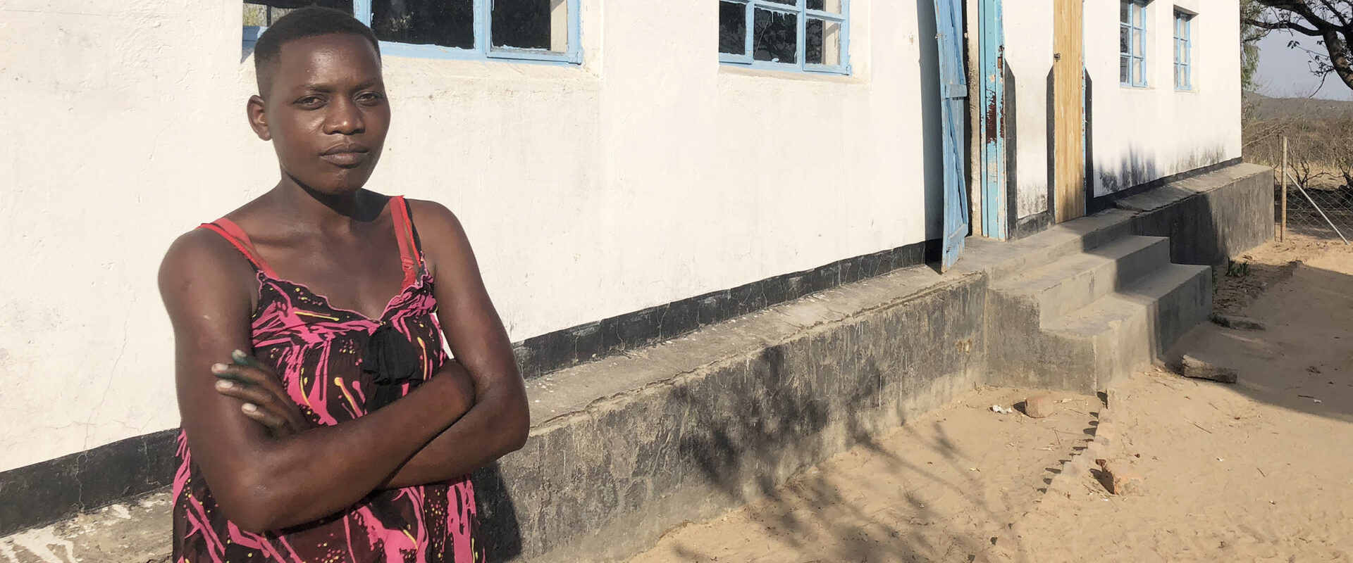 Ruth Samanyayi har vid 26 års ålder fått en ny möjlighet att utbilda sig. Foto: Ida-Maria Kärkkäinein / IM.