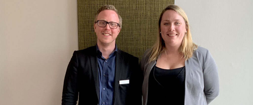 Tor Bergkvist och Sofi Linderoth