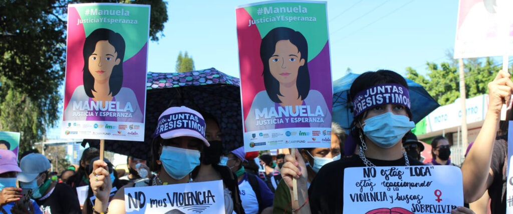 Protester i samband med Case Manuela